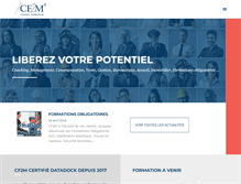 Tablet Screenshot of cf2m.fr