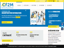 Tablet Screenshot of cf2m.com